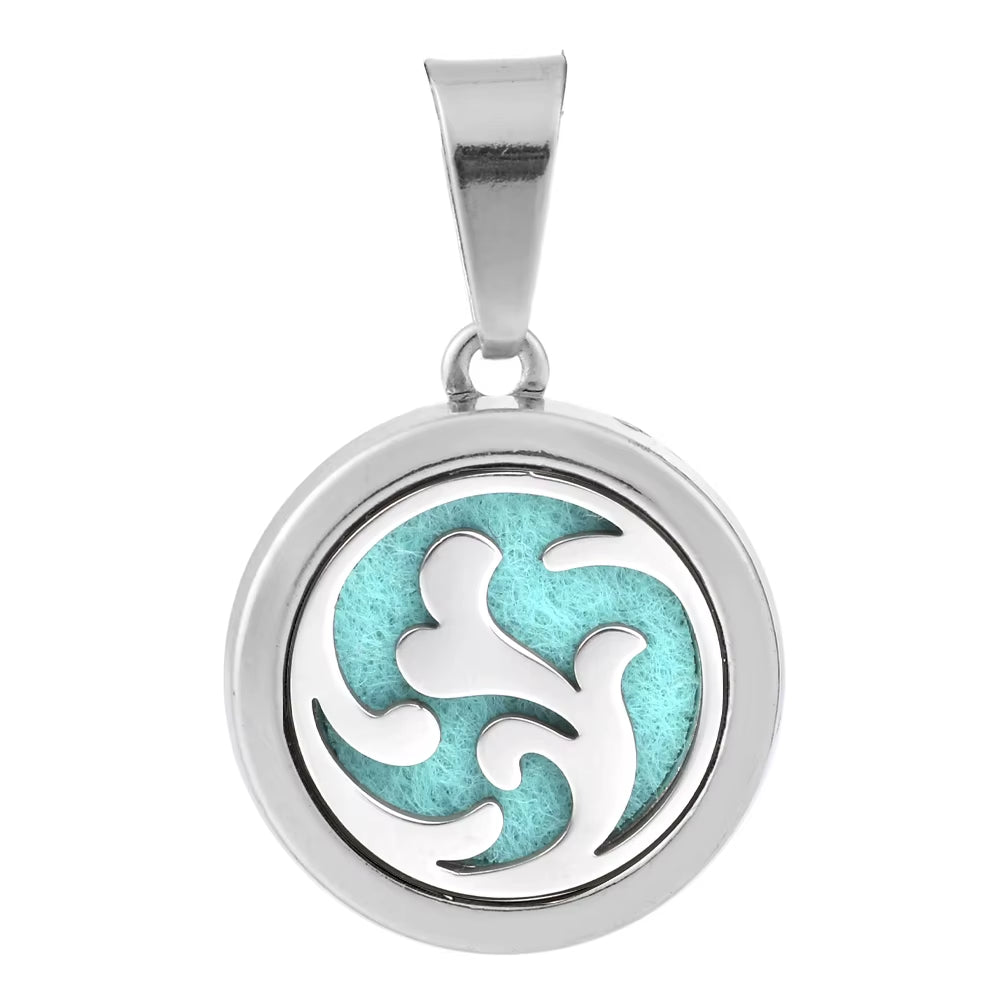 New Aromatherapy Pendant Small Essential Oil Diffuser Necklace Tree of Life Open Locket Pendant Perfume Necklace
