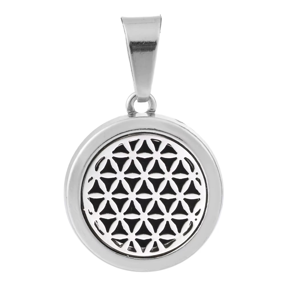 New Aromatherapy Pendant Small Essential Oil Diffuser Necklace Tree of Life Open Locket Pendant Perfume Necklace