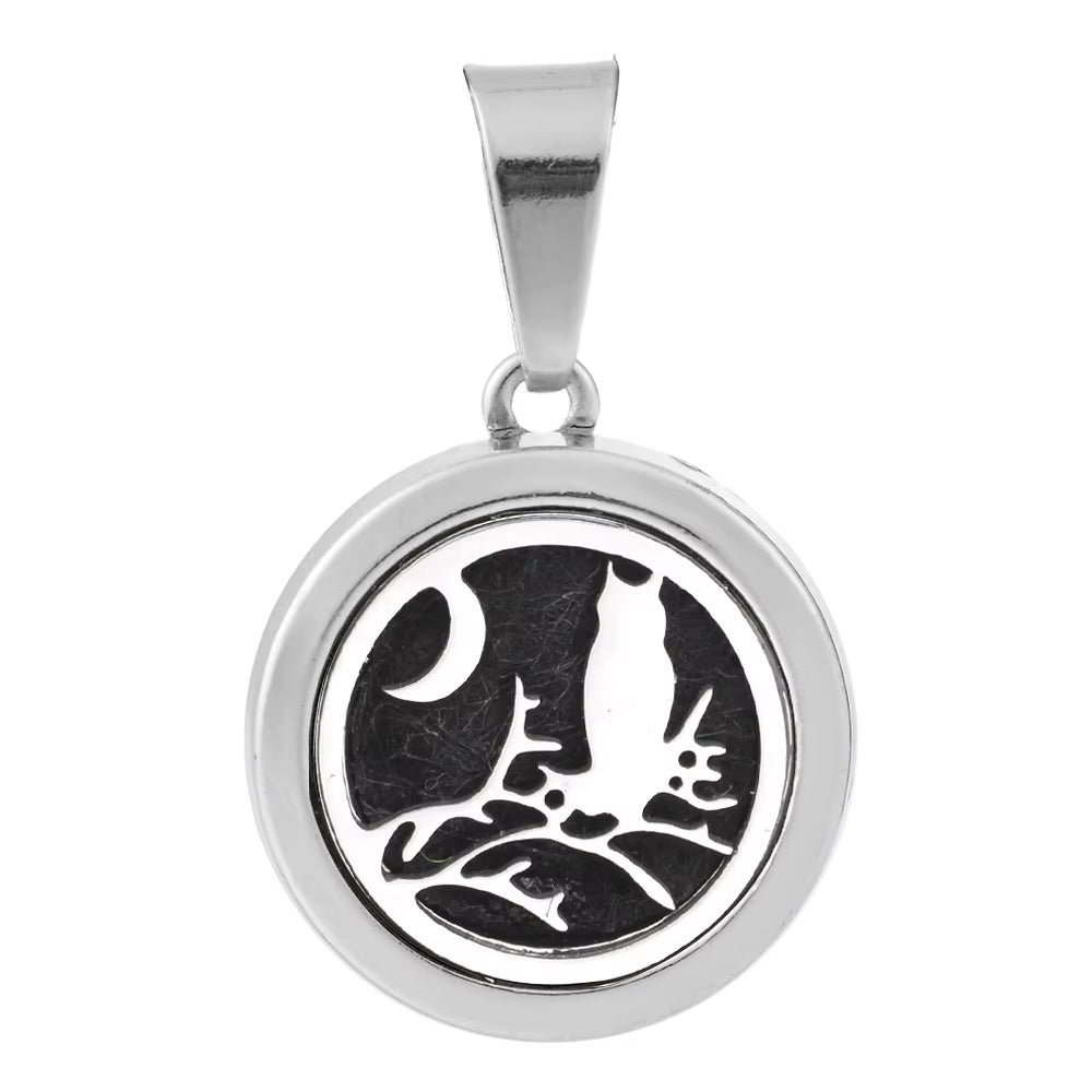 New Aromatherapy Pendant Small Essential Oil Diffuser Necklace Tree of Life Open Locket Pendant Perfume Necklace
