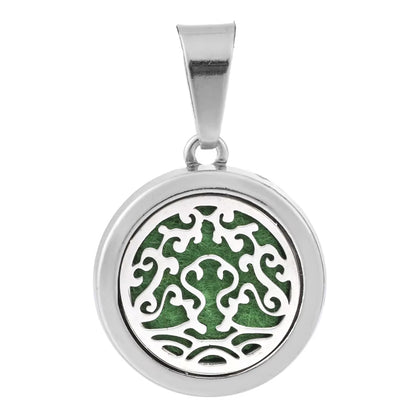 New Aromatherapy Pendant Small Essential Oil Diffuser Necklace Tree of Life Open Locket Pendant Perfume Necklace