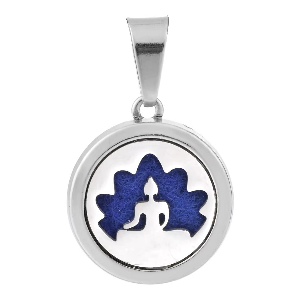 New Aromatherapy Pendant Small Essential Oil Diffuser Necklace Tree of Life Open Locket Pendant Perfume Necklace