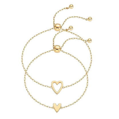 Matching Heart Bracelets for Women – Heart Charm and BFF Friendship Styles
