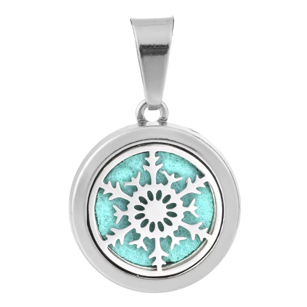 New Aromatherapy Pendant Small Essential Oil Diffuser Necklace Tree of Life Open Locket Pendant Perfume Necklace