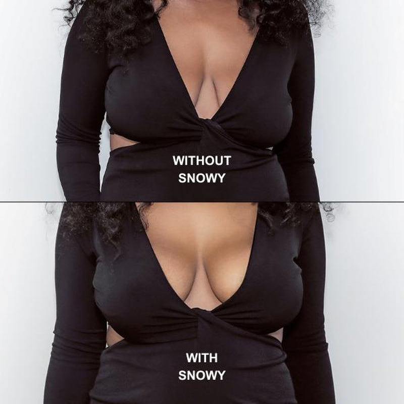 SNOWY Sticky Inserts - Instant Lift & Boost, Washable & Reusable, Outfit Enhancer