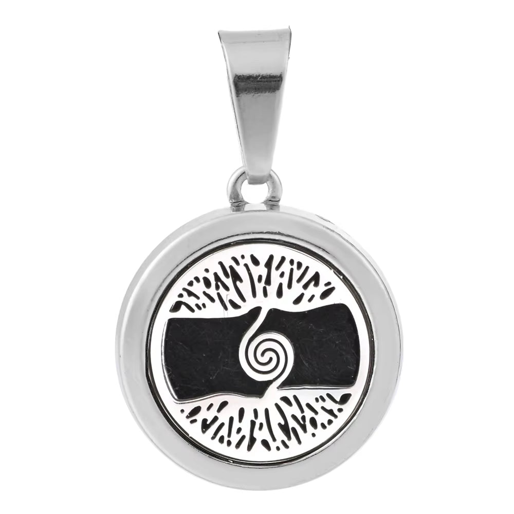 New Aromatherapy Pendant Small Essential Oil Diffuser Necklace Tree of Life Open Locket Pendant Perfume Necklace
