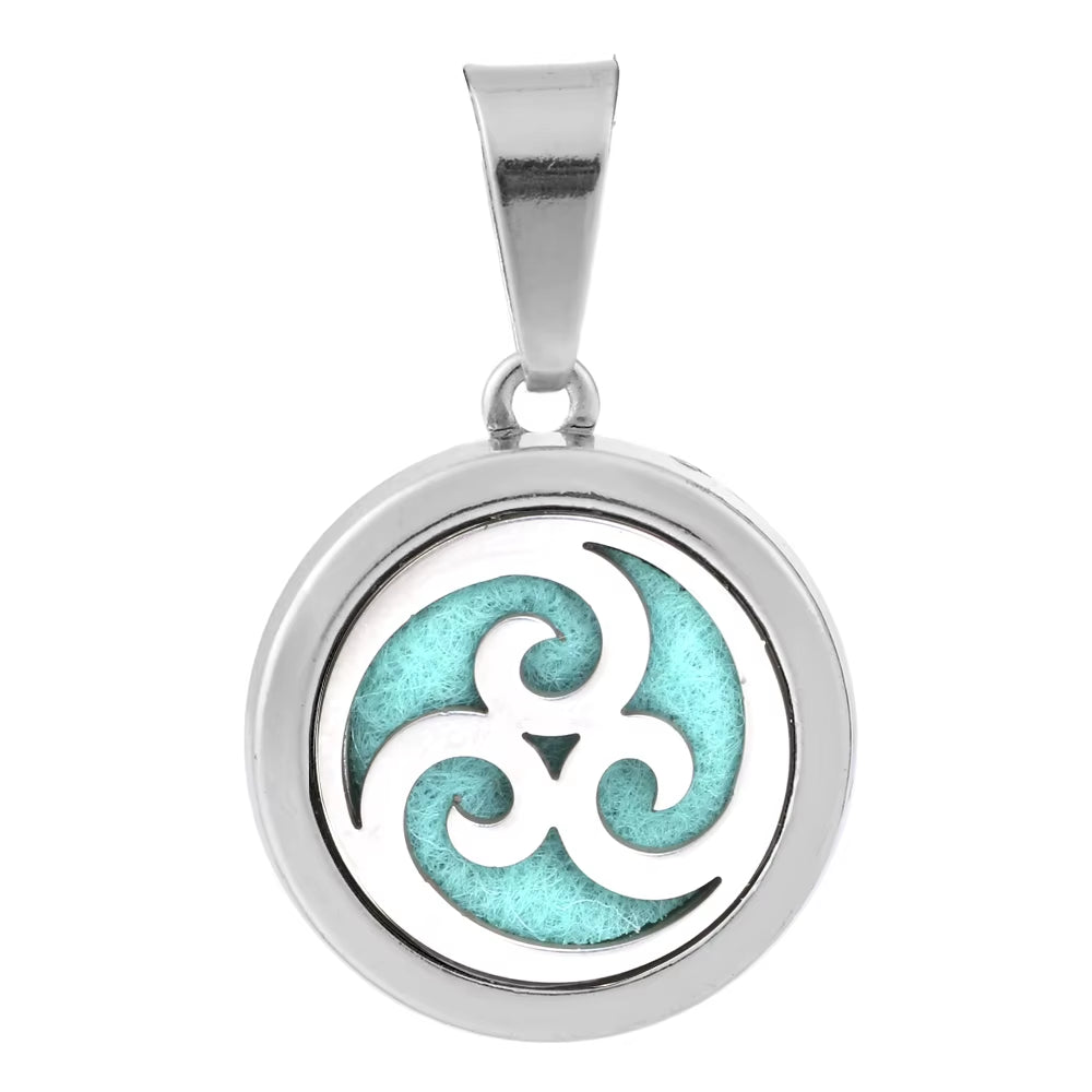 New Aromatherapy Pendant Small Essential Oil Diffuser Necklace Tree of Life Open Locket Pendant Perfume Necklace